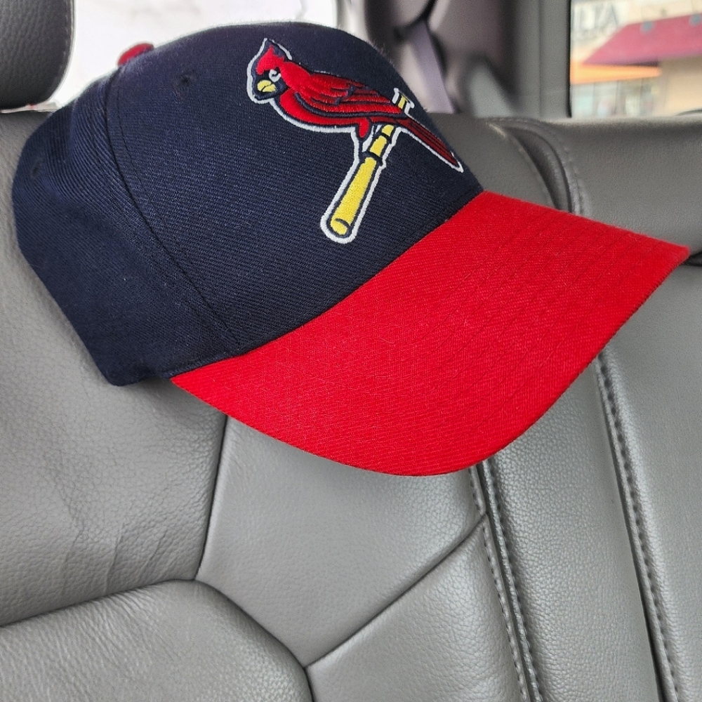 Puma St. Louis Cardinals Snapback Hat Genuine Merchandise by Logo Athletic OS